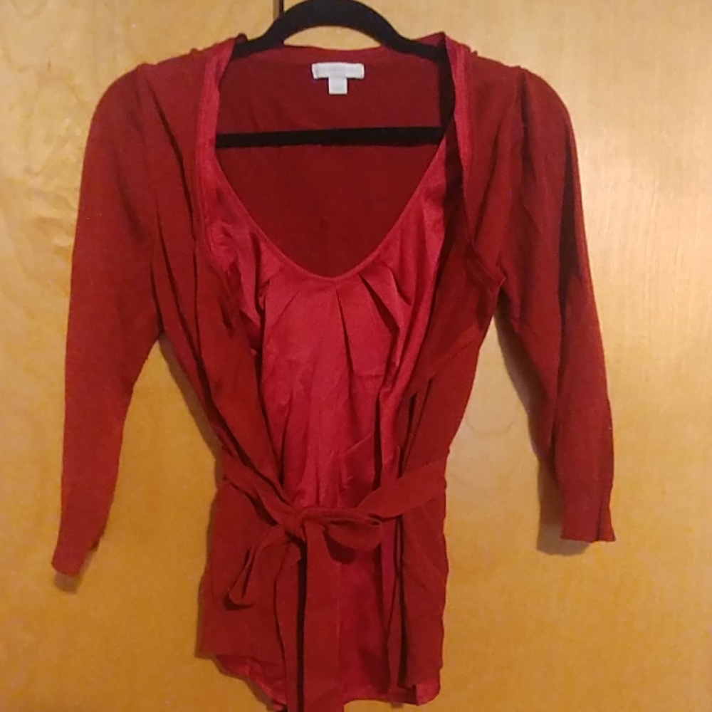 New York & Company cardigan/cami